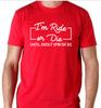 I'm Ride or Die Till About 9pm or So Funny T Shirt Tee Sarcastic