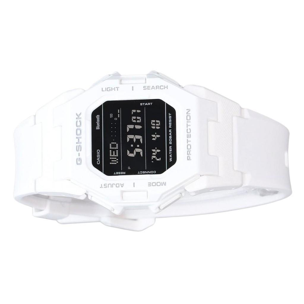 Casio G-Shock Digital Smartphone Link Hvit harpiksrem Quartz GD-B500-7 200M herreklokke