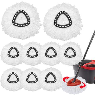 12 Pieces Of Mop Cotton Yarn Head Replacement With Rotating Cotton Yarn Head