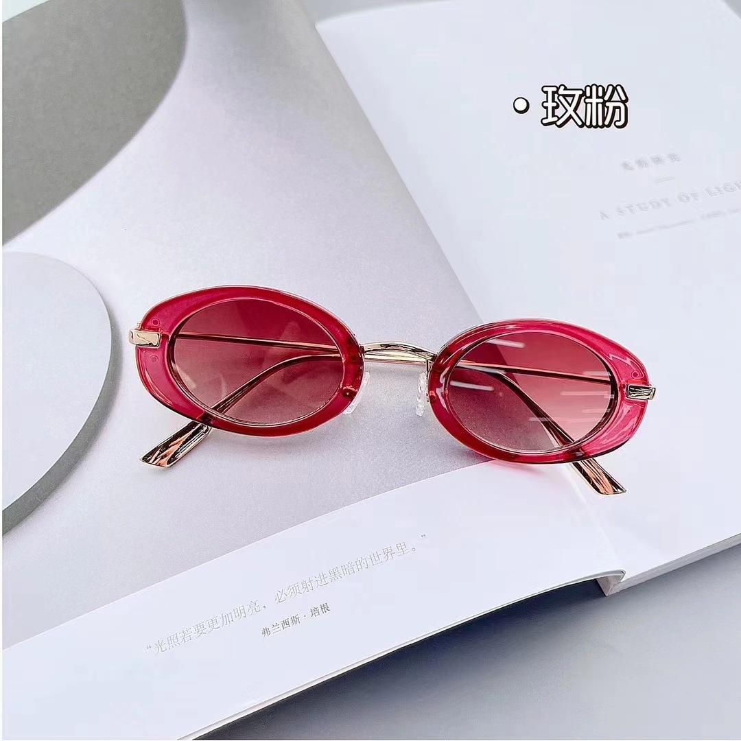 

New Style Sun Glasses for For Men Oval Shaped Shape Anti-reflective Sun Glasses For Women Party Club Show Female Sunglass