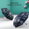 Paradise Ink Peony 3-Fold UV Protection Umbrella