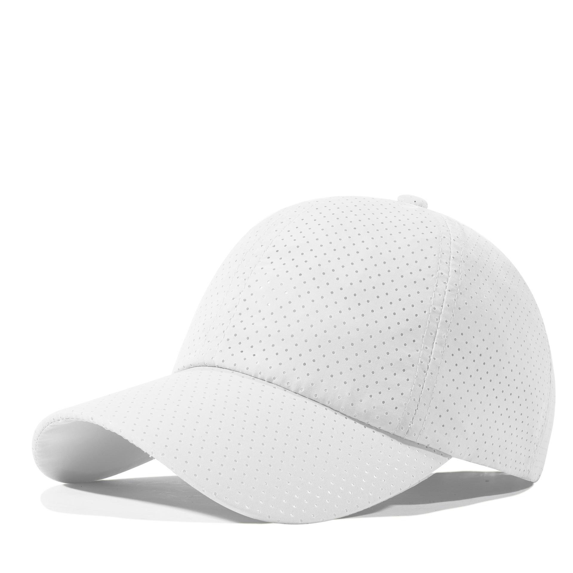 

Летняя быстросохнущая сетчатая бейсболка: Унисекс Шапка для велоспорта и спорта на открытом воздухе белый