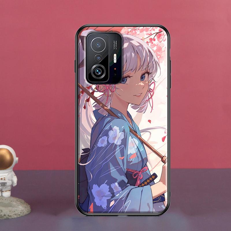 Kamisato Ayaka Genshin Impact For POCO X5 X3 F5 Pro X4 F4 GT M5s C40 F3 Case For Xiaomi 13 Lite 12 11T 12T Pro 12X Cover
