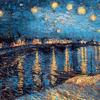 Photo Frame Van Gogh's Famous Oil Painting Series Rhone River The Starry Sky 150 Mini Test Tube Puzzle Patience Puzzle DIY  YC-M