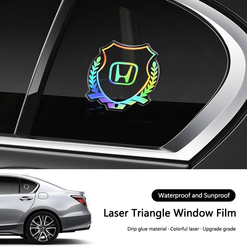 1PC For Honda Civic Fit Jazz Accord CRV HRV City Odyssey Reflective Car Body Window Stickers Vinyl Decoration Decals Accessories aiz256