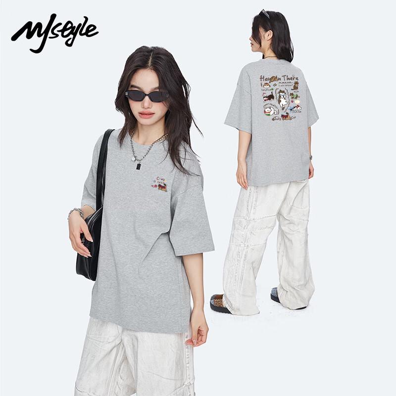

MJ STYLE Women s Loose Fit Printed Cotton T-Shirt 2XL