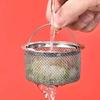 Stainless Steel Bathtub Hair Catcher Stopper Shower Drain Hole Filter With Handle Metal Sink Strainer Floor Drain For Kitchen