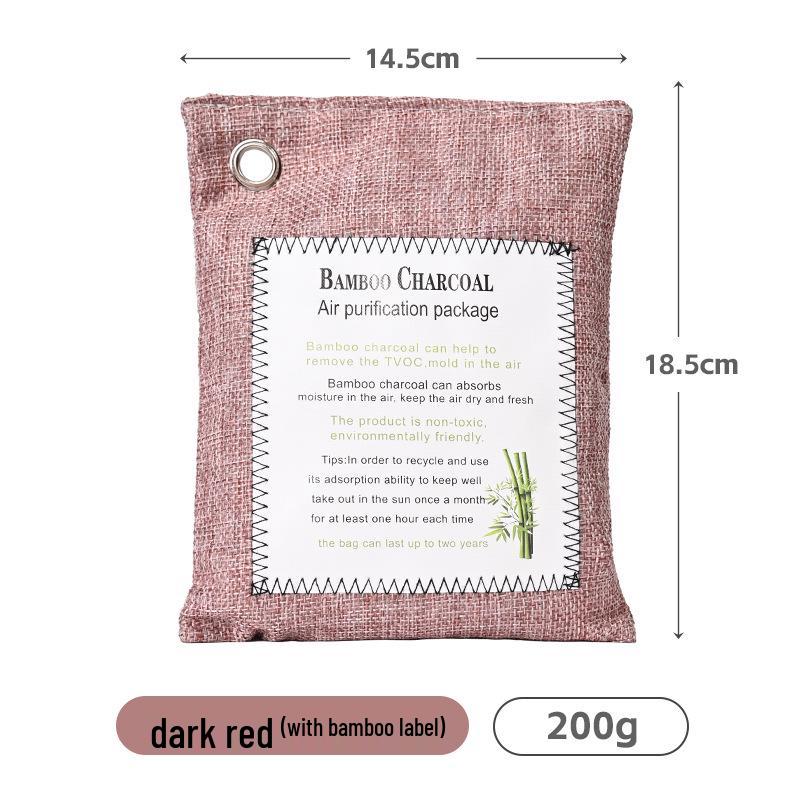 Exclusive Bamboo Charcoal Bag: 200g Activated Carbon for Car Odor and Formaldehyde Removal
