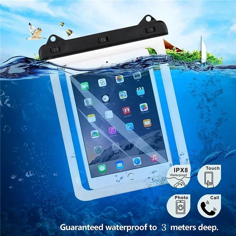 Outdoor Large Capacity Underwater Waterproof Bag Pouch Case for IPad  Air IPhone Phone Tablet Swimming Travel Dry Storage Cover