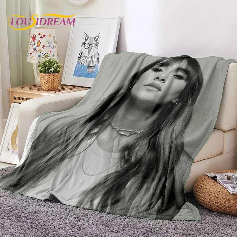 

3D Cute Aitana Spanish Singer Soft Blankets,Keep Warm Throw Blanket Comfortable Blanket for Picnic Beds Sofa Home Bedroom Gifts 75x90cm