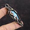 Larimar Pendant Copper Wire Wrapped Jewelry Natural Gemstone Pendant Handmade Wire Wrap Pendant Larimar Jewelry Copper Pendant Wedding Gift