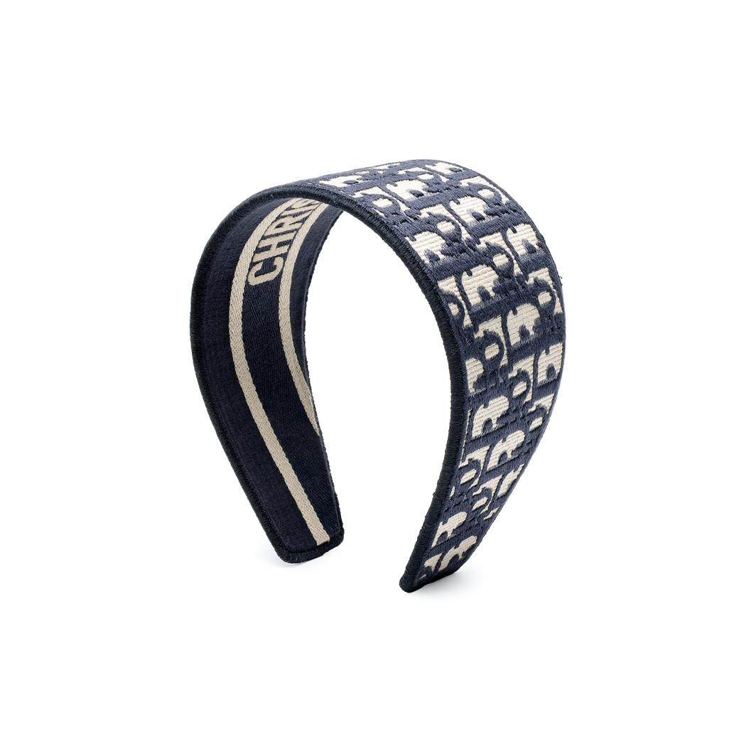 

Dior Logo Pattern Cotton Headband Women accessories 12DOB986X135-C540 Basic Packaging-Box Not Included,Marine Blue