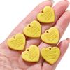 10 etichette acriliche con ciondolo a forma di cuore d'amore per la realizzazione di gioielli, orecchini fai da te