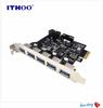 7-Port USB 3.2 Adapter Card with 5 External Ports + 19-Pin Front Panel, Dual-Core Host Controller, GEN1 5Gbps.