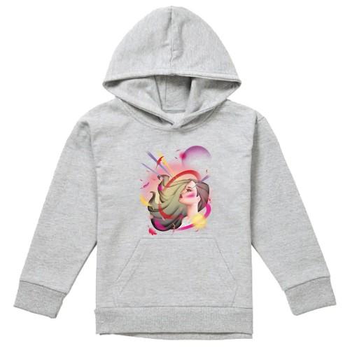 Pocahontas Childrens/Kids Airbrush Heather Hoodie