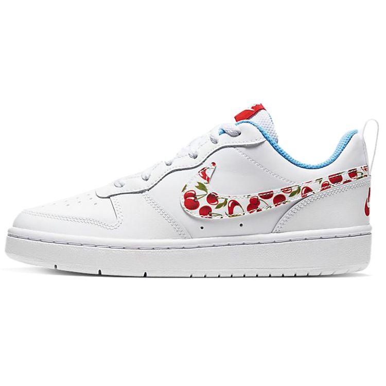 

Кроссовки Nike Court Borough Low 2 BG White Cherry University-Blue Track-Red CJ2238-100