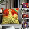 Trending SSuperjailied Cushion Cover Antidustmite Pillowcase Invisible Zipper Silky Short Plush Sofa Cushion Cover
