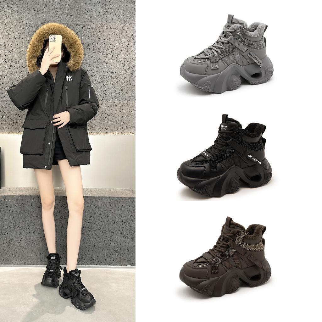 Dad shoes women's autumn and winter breathable versatile dad shoes student sports and leisure shoes