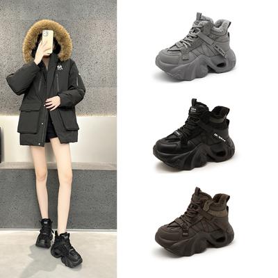 Dad Shoes Women's Autumn and Winter Breathable Versatile Dad Shoes Student Sports and Leisure Shoes