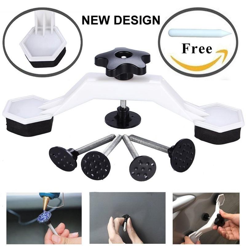Glue Puller Car Body Pops a Dent Paintless Dent Repair Tools Kits with 5pcs Glue