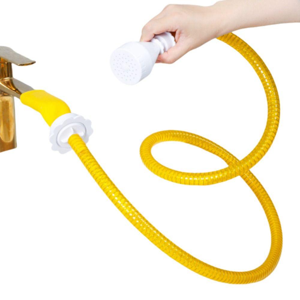 Flexible Adjustable Shower Hose ABS Bathtub Faucet Sprayer Attachment  Faucet Replacement