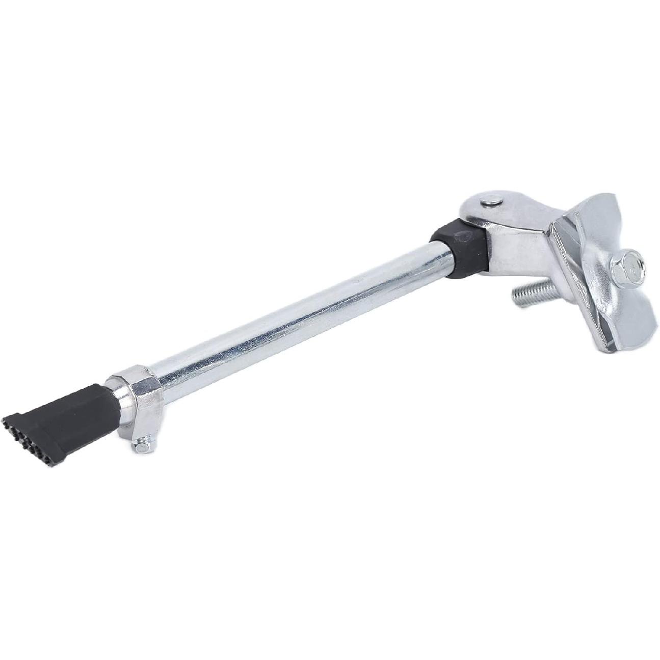 Подножка, центральная алюминиевая подножка для горных и шоссейных велосипедов 24-27 дюймов (Серебряный)