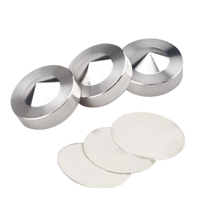 Pieds de Pieds de Support d'Enceinte Amortisseurs Puissants Pieds en Acier Inoxydable Kit Super Porteur pour Enceinte