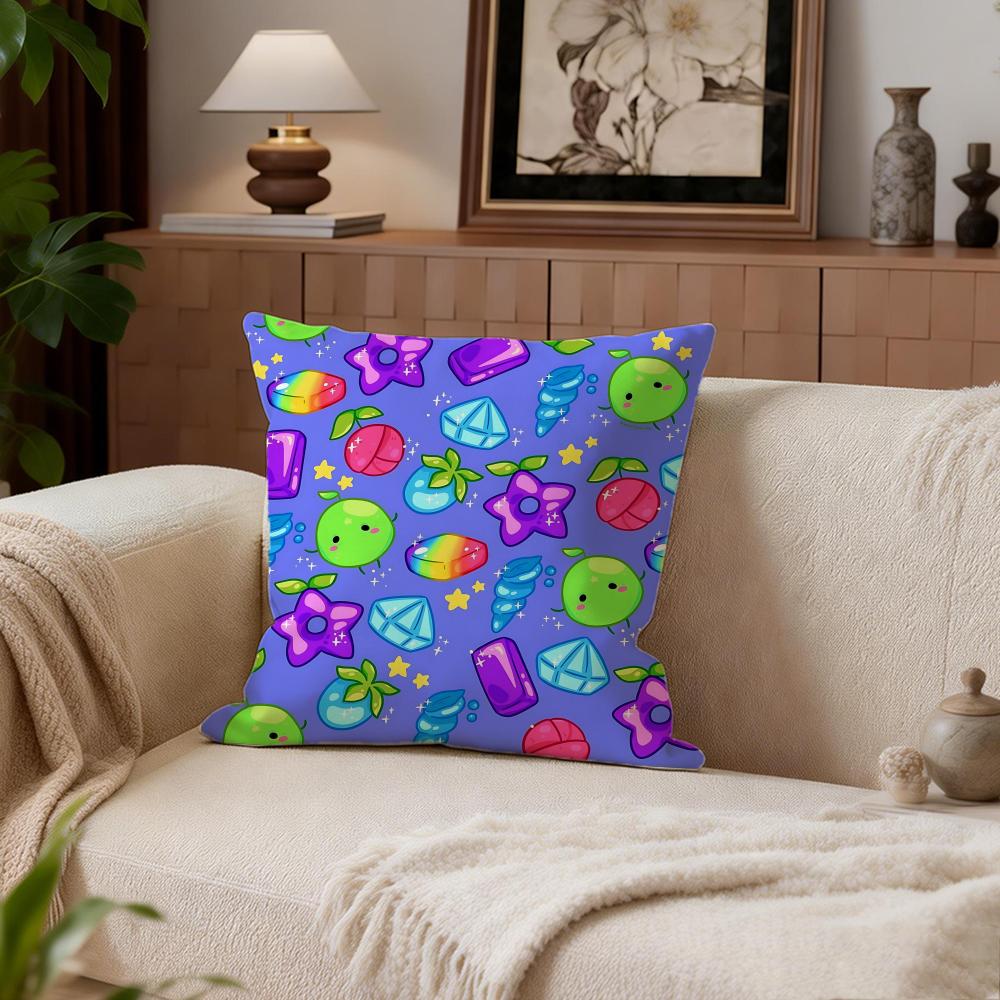 Casual Stardew Valley Cushion Cover Cushion Cover Set 4Pcs 50x50 45x45 40x40 Pillowcase Decorative Sofa Home Decor