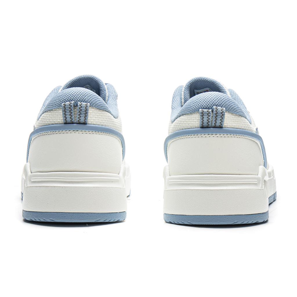 Li Ning Common 80s Classic Fashion Retro Versatile Thick Sole Comfortable Slip Resistant Durable Lightweight Low Top Sneakers Women Sneakers AGCW120-2