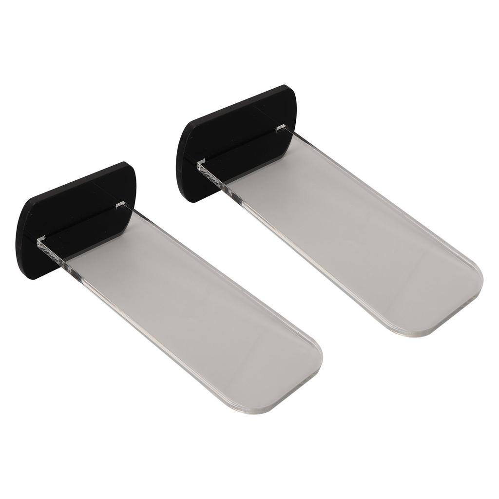 2Pcs Acrylic Boxing Glove Stand Vertical Boxing Glove Display Stand Acrylic Gloves Holder Black