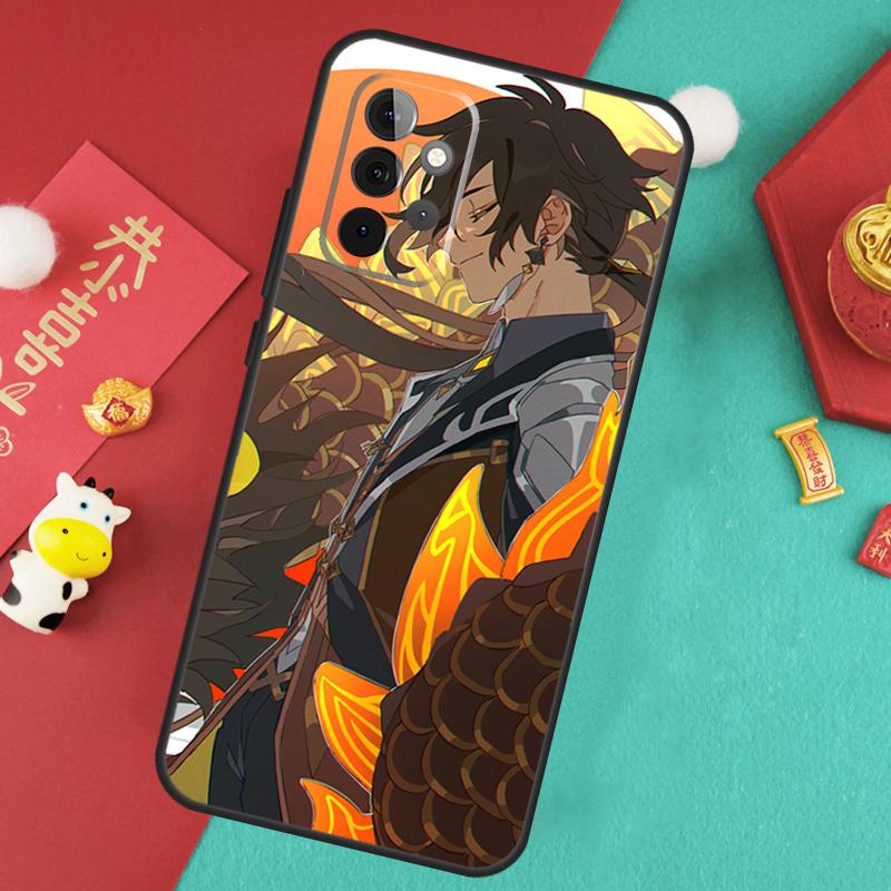 Genshin Impact Zhongli Case For Samsung Galaxy A16 A17 A54 A34 A14 A15 A35 A55 A52 A12 A32 A13 A33 A53 A26 A36 A56