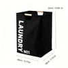 Foldable Laundry Basket Large Capacity Clothes Hamper Waterproof Storage Bin with Handles for Bathroom Dorm Home