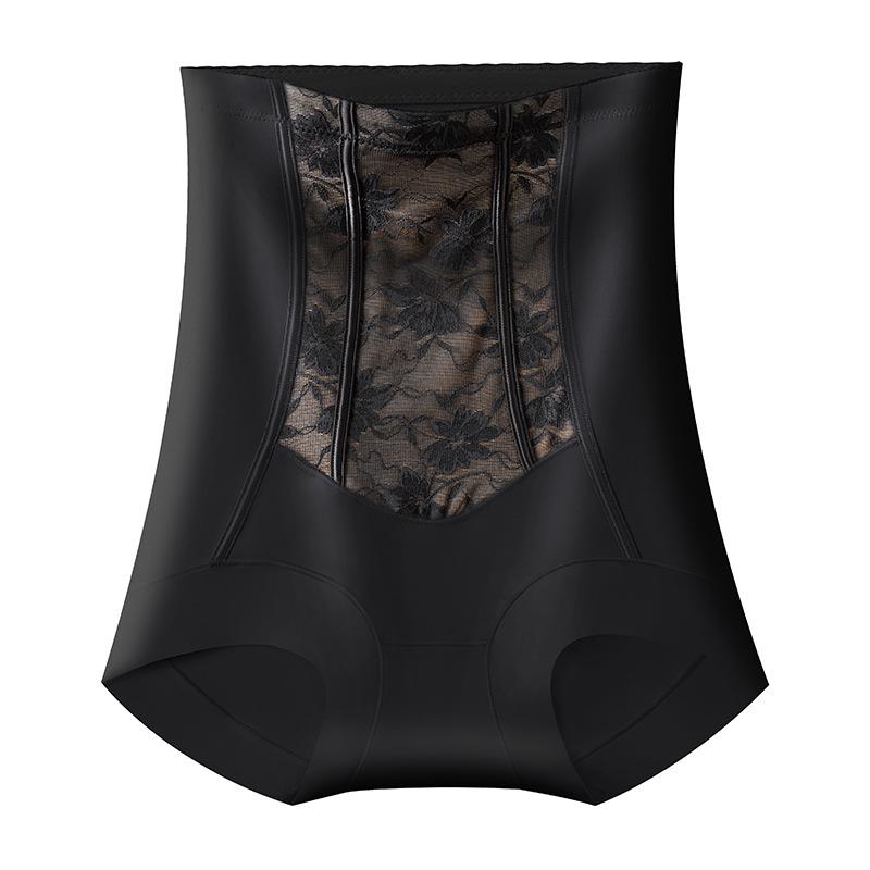 

Douyin-Style Women s Postpartum Seamless Waist Cincher: High Waist, Hip Lifting, Tummy Control Shapewear Pants XL чорний
