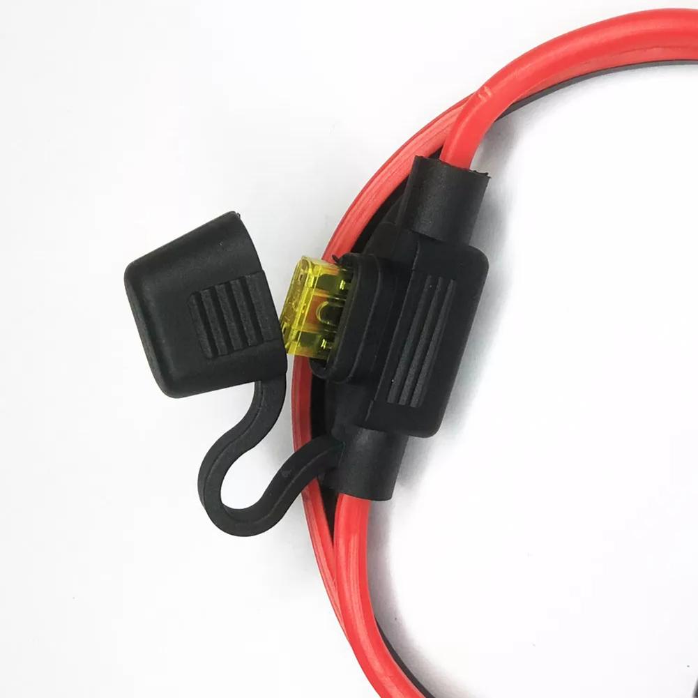12V Outlet DC Socket Connector 12V-24V Extension Cord 100CM Length High Universality Fitment Non-Deformed Design
