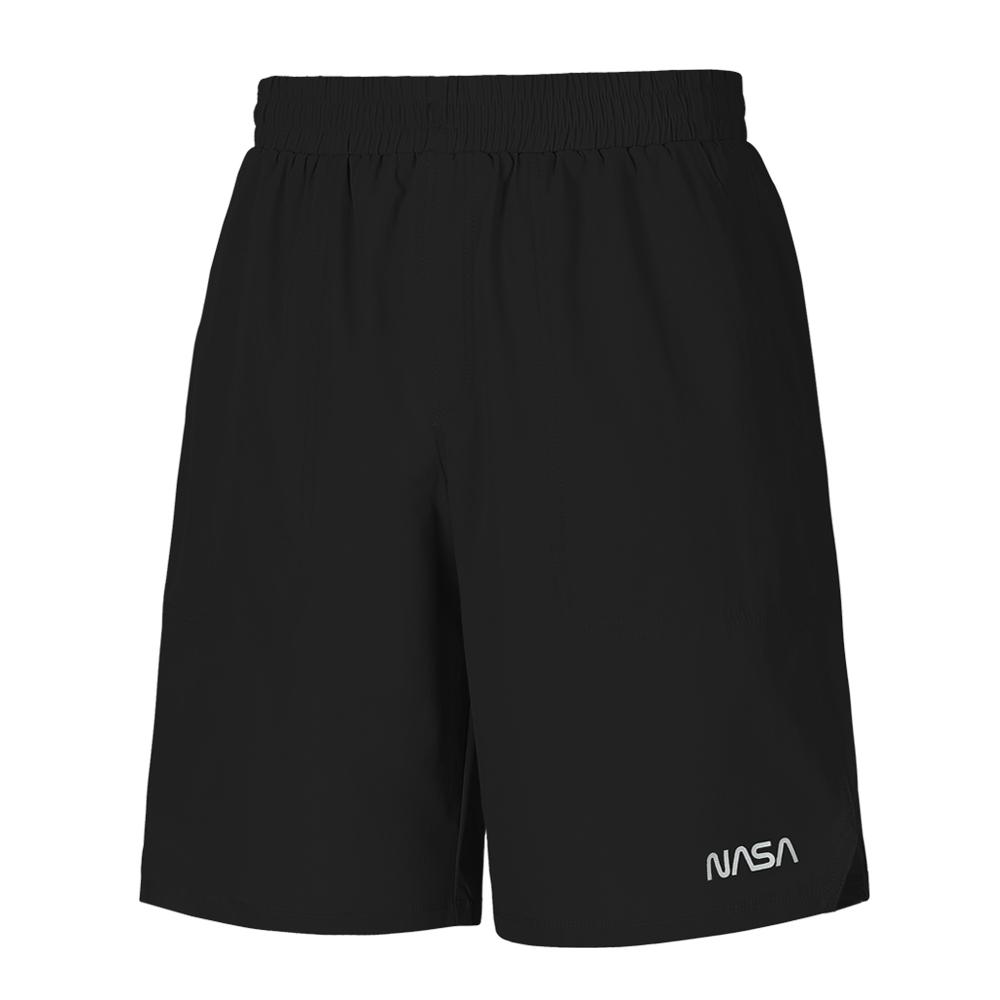 NASA Unisex Woven Training Shorts Half-Length Shorts Elastic Waist Pants Summer Pants [3 Colors]