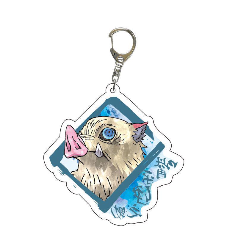Demon Slayer Double-sided Acrylic Character Keychain Figure Pendant Gift
