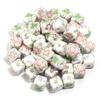 20pcs 8mm Flower Patterns Square Ceramic Beads Big Hole Porcelain Loose Beads For Jewelry Making DIY Bracelets Necklace Findings