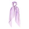 Spring Satin Knot Triangle Scarf: Solid Color Hair Accessory for Women & Girls