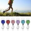 Retractables Keyring Wire Rope Badges Holder Outdoor Rhinestones Keychains