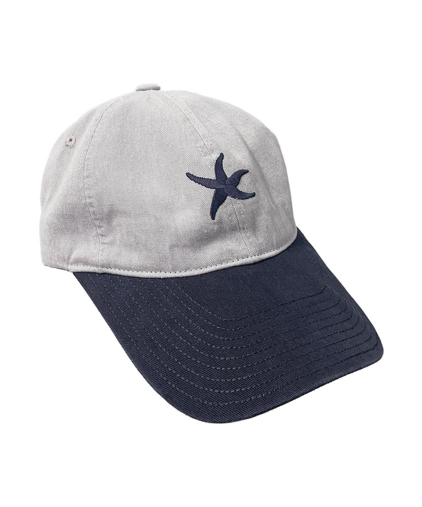 THE COLDEST MOMENT Tcm Starfish Cap (Light Grey/Navy)