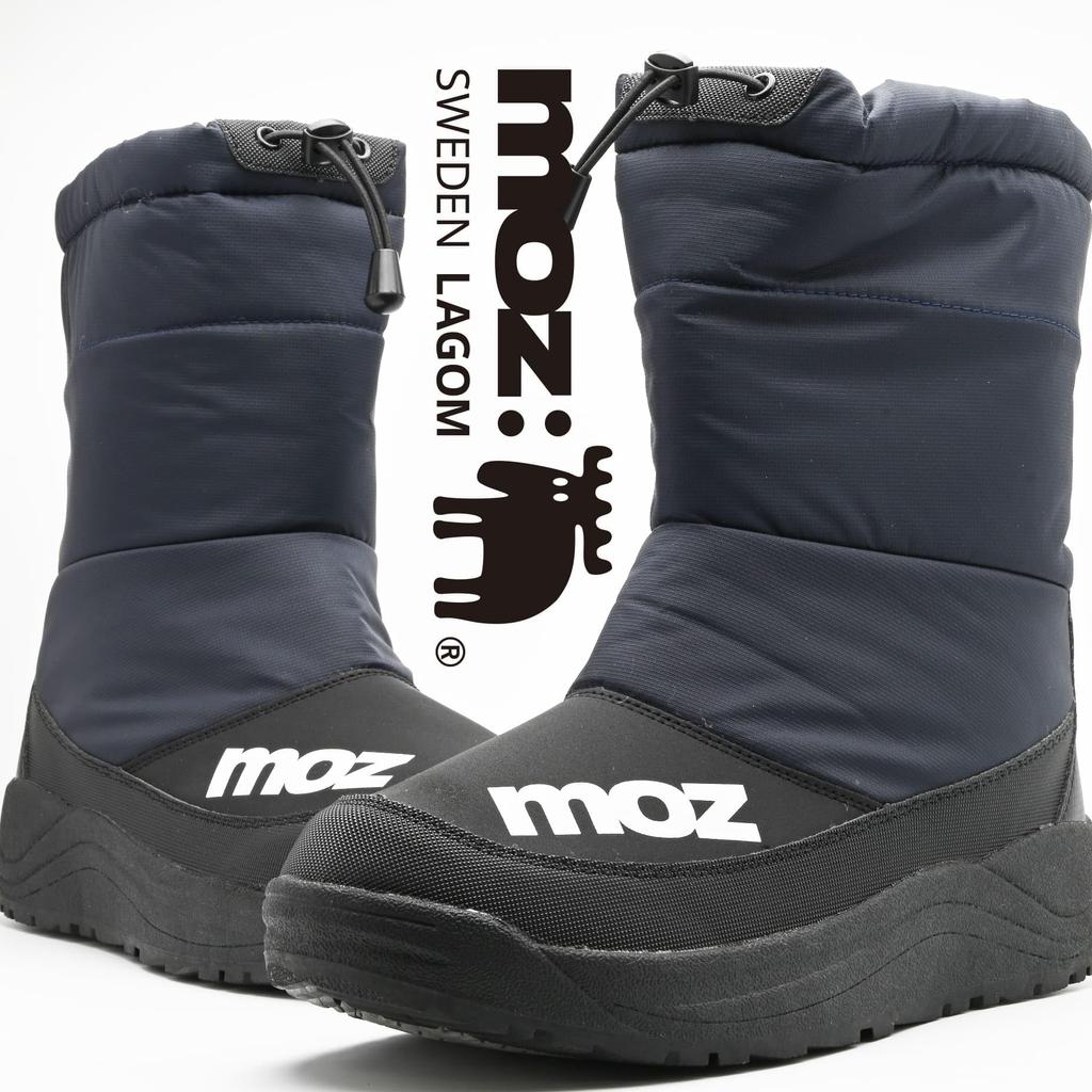 Mozu Winter Snow Long Trekking Cold Urethane Fleece 5681 Size L Men's Boots, Length, Boots, Fall/Winter, Waterproof, Non-Slip, Weather,