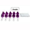 10pcs/Set Muticolors Car License Plate Bolts Cuspate Style Car Motorcycle Modification Conical
