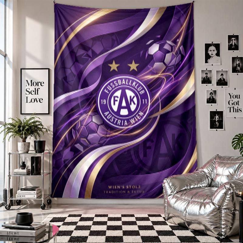 Austria Wien FC Wall Tapestry Home Decor Wall Hanging Cloth for Bedroom Living Room Background