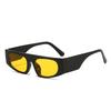New retro small frame sunglasses for women's high-end fashion street sunglasses, European and American wide-leg sunglasses for women