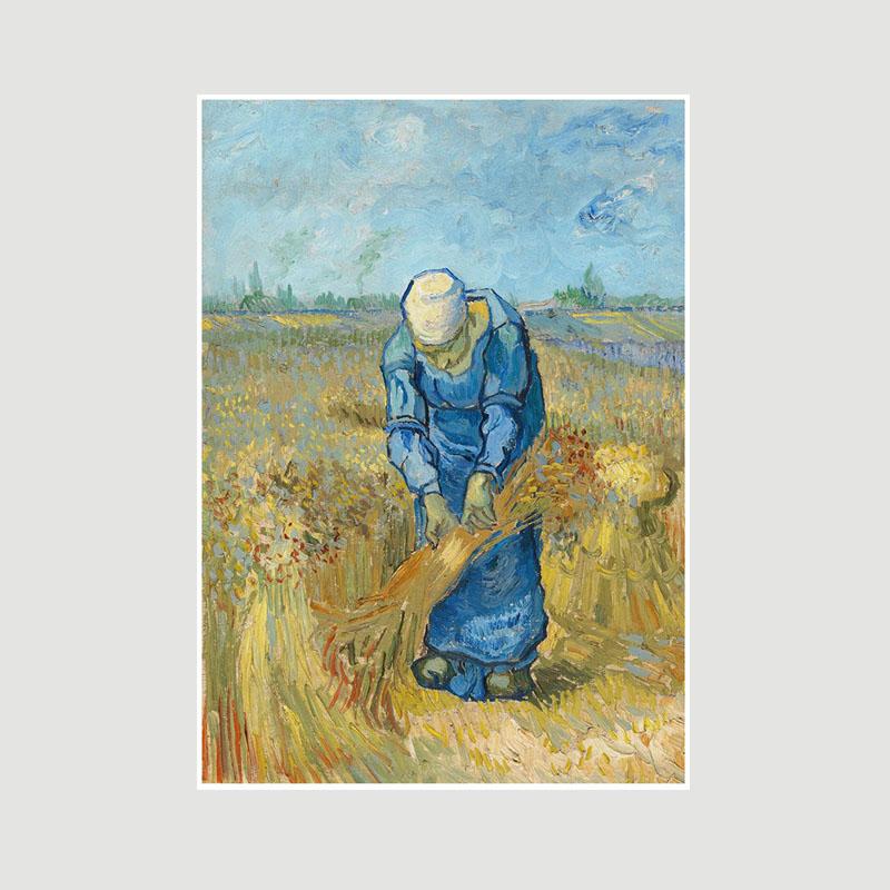 Modern Home Decor Famous Oil Painting Poster Vintage White Paper Poster Wall Art Pictures Living Room Bedroom Bar Cafe Decoration Mural