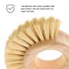 Cleaning Brush Dish Vegetable Fruit Pot Round Vegetables Washing Bamboo Kitchen Scrubber Sink Cleaner
