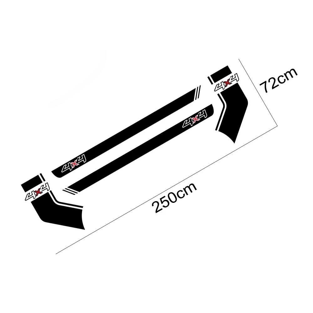 Pickup 4X4 Stickers For Mitsubishi L200 Triton Dodge RAM 1500 Toyota Hilux Isuzu Dmax Ford F150 Off Road Auto Tuning Accessories