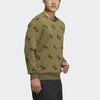 Adidas Fi Bp1 Aop Sweatshirt Mit Allover-Logo-Print Herren Oberteile Grün HE7448