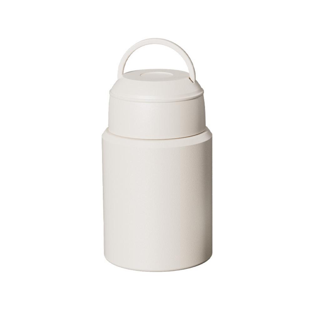 Long-lasting Keep Cool/Warm Thermal Food Container with Folding Spoon Thermal Soup Cup Office