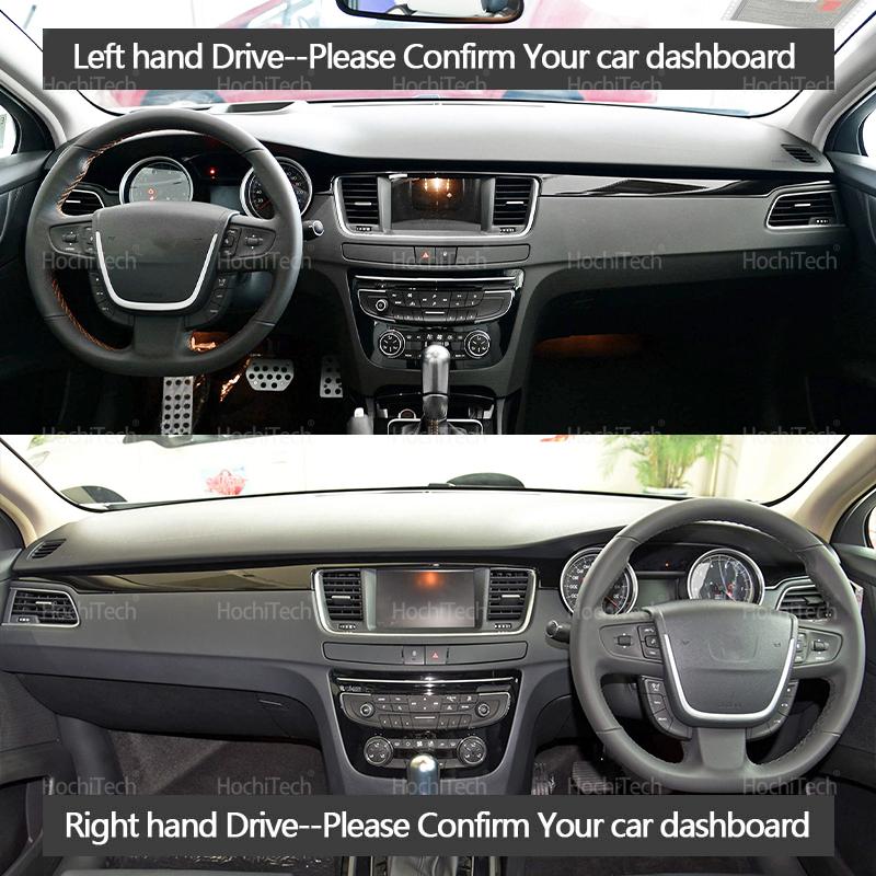 For Peugeot 508 508sw 508GT RXH 2010-2018 Dashboard Cover Dash Board Mat Carpet Pad Sunshade Cushion Car Visor Accessories
